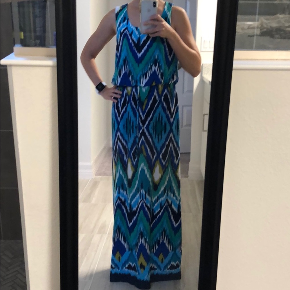 Small Blue maxi dress